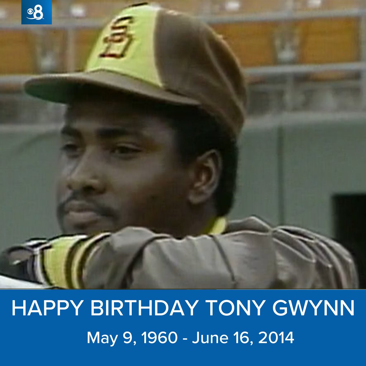 Happy Birthday Tony Gwynn! Mr. Padre would have been 64 today, May 9. We miss you every day! In honor of what would have been Mr. Padre’s birthday, we found some of our favorite Tony clips in the CBS 8 archives. cbs8.com/article/news/l…