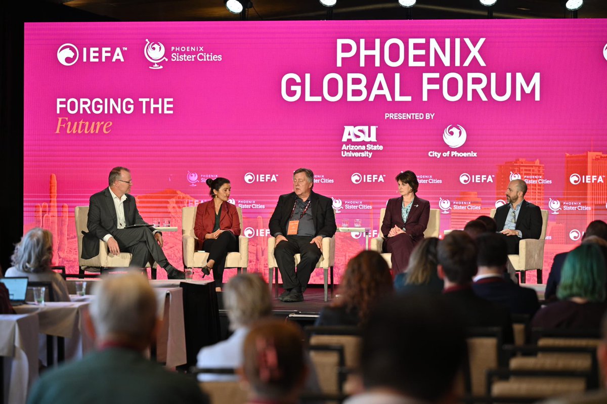 Our founder & CEO @Doctor_Astro spoke about our vision for reshaping the future of flight and hydrogen’s potential in decarbonizing aviation at last week’s Phoenix Global Forum hosted by @AmericasForum.