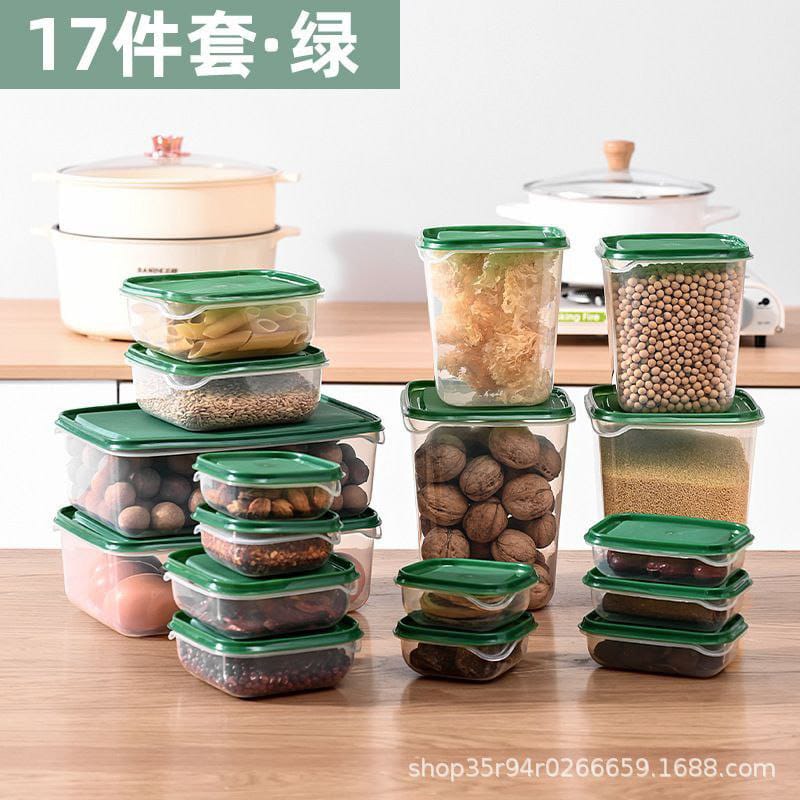 17PCS  STORAGE CONTAINER 
FOR ALL YOUR KITCHEN NEEDS 

12k
#nightmarket