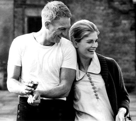 Happy birthday Candice Bergen with Steve McQueen on the set of The Sand Pebbles 1966. #candicebergen #Actress #thesandpebbles #gettingstraight #murphybrown #stevemcqueen #1960s