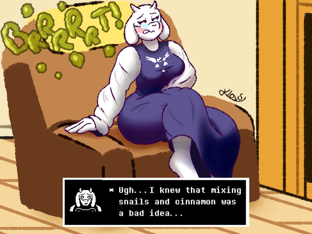 What the heck was she thinking when she thought mixing those two things was a good idea???? 

A piece that I wanted to do of our favorite goat mom before continuing with commissions :3