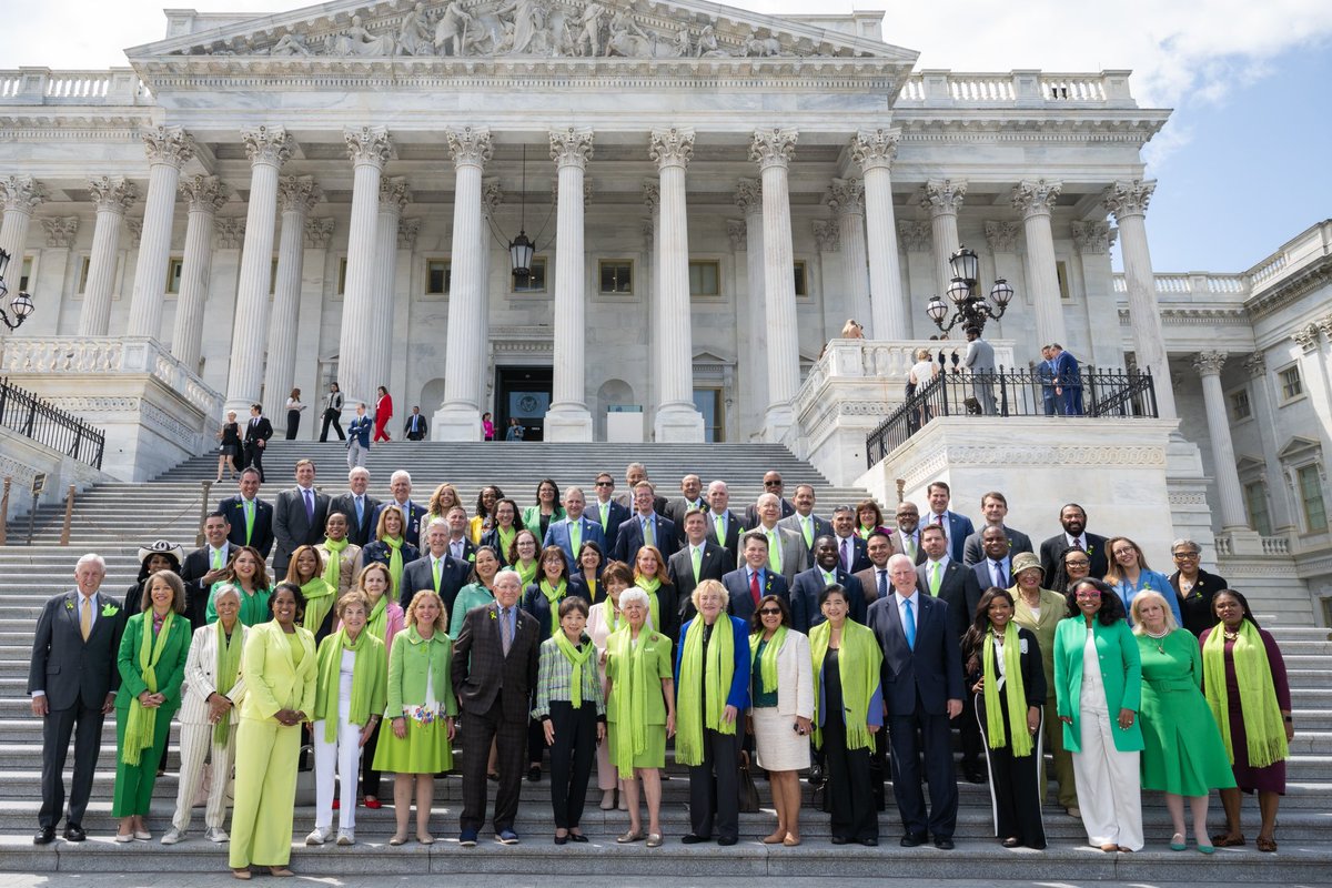 On Tuesday, we proudly wore lime green to show our support for mental health. I am truly grateful to all my colleagues who joined this year & many previous years to reduce stigma & spread awareness of this critical issue. If you or someone you know needs help, call @988Lifeline.