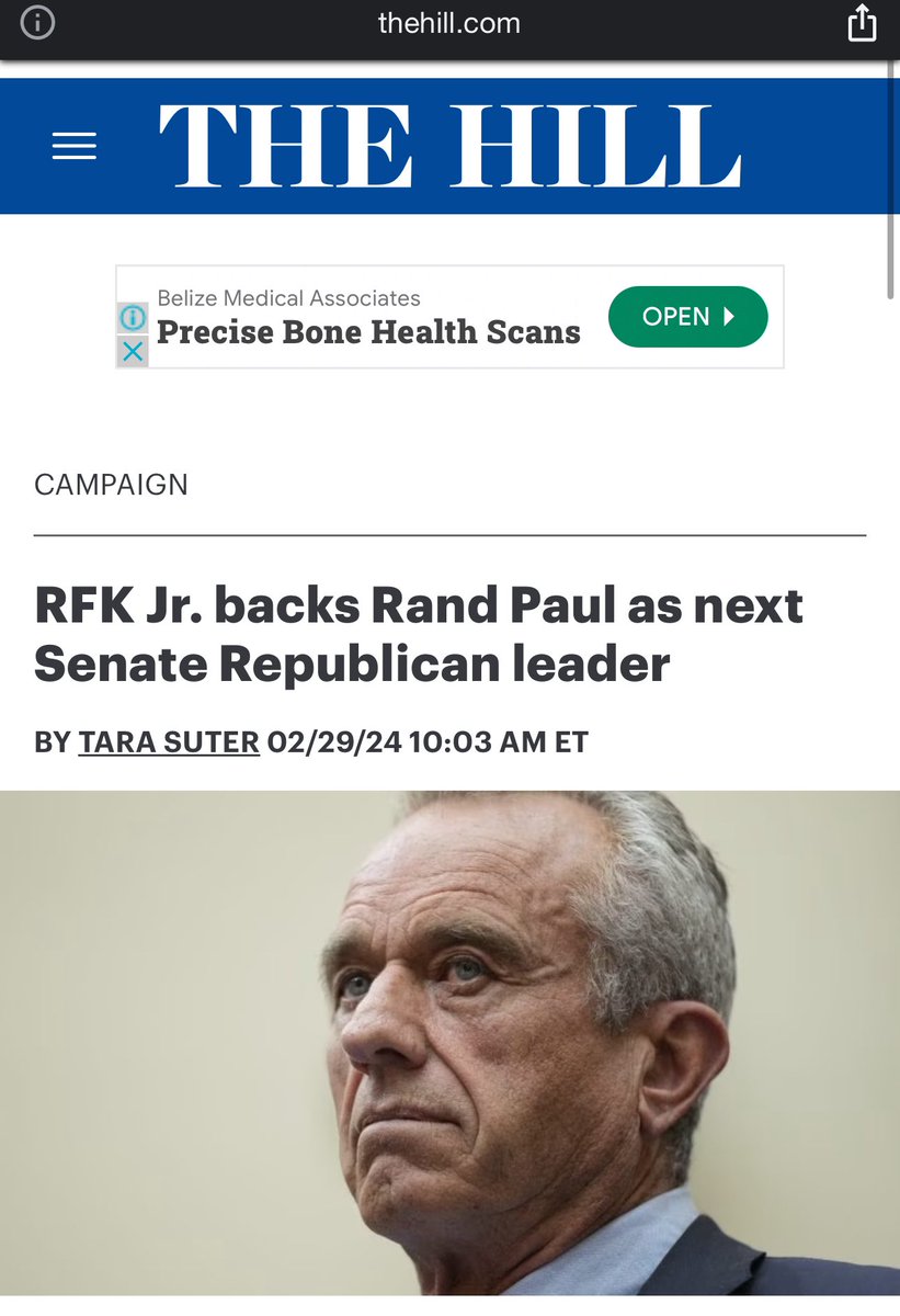 🚨ATTENTION MAGA! RAND PAUL IS WORKING TO SABOTAGE PRESIDENT TRUMP WITH HIS CHIEF STRATEGIST DOUG STAFFORD WHO IS WORKING FOR MARXIST RFK JR!🚨 “Republican” Senator @RandPaul is working to stop President Trump from winning re-election in 2024. Rand, Why is your Chief