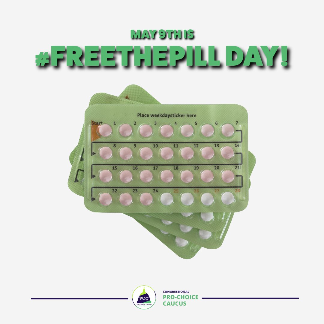 Today is #FreeThePill Day, a reminder that birth control should be accessible to everyone who needs and wants it. I'm committed to protecting and expanding access to contraceptive care because decisions about your body shouldn't be made by politicians.