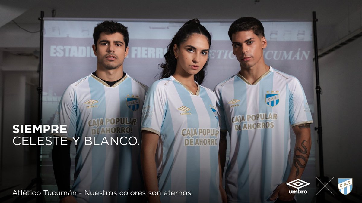 🤩 Introducing the new official t-shirt 1! 🩵🤍 Proud to maintain the colors of our history. 🔜On sale starting this Friday. #UmbroArgentina #Umbro #ComeOnDecano