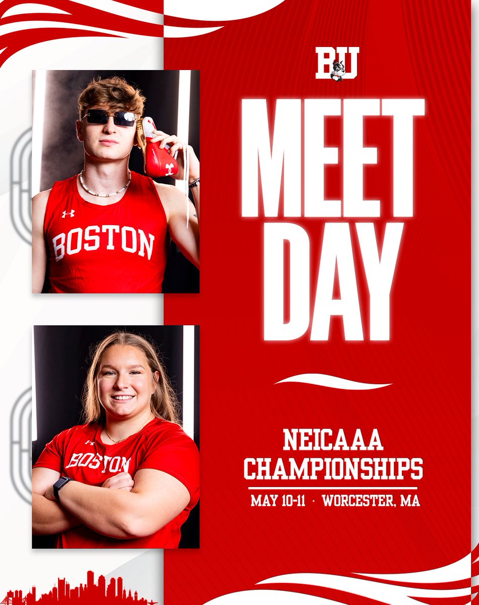Headed to Western Mass for meet day ‼️ 🔴 NEICAAA Championships 📍 Worcester, MA 📊 bit.ly/3wjYan1 #GoBU
