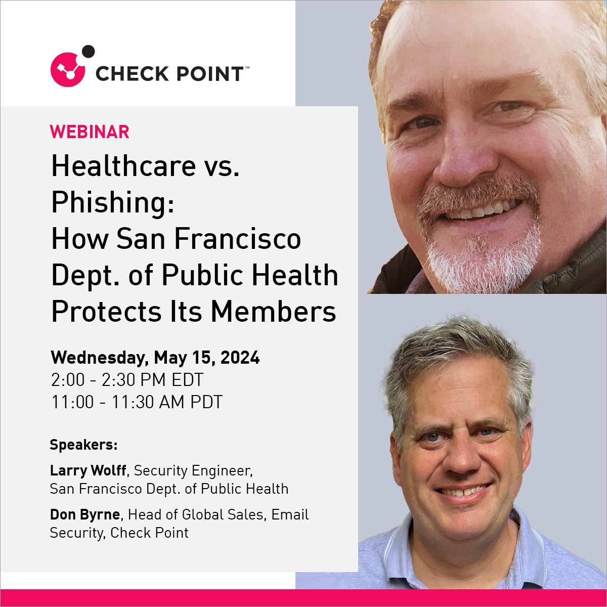 📣 Coming soon on May 15 Join our live webinar to hear how the San Francisco Department of Public Health protects its members with #AI-driven security. Save your spot 👉 bit.ly/3JWhmug