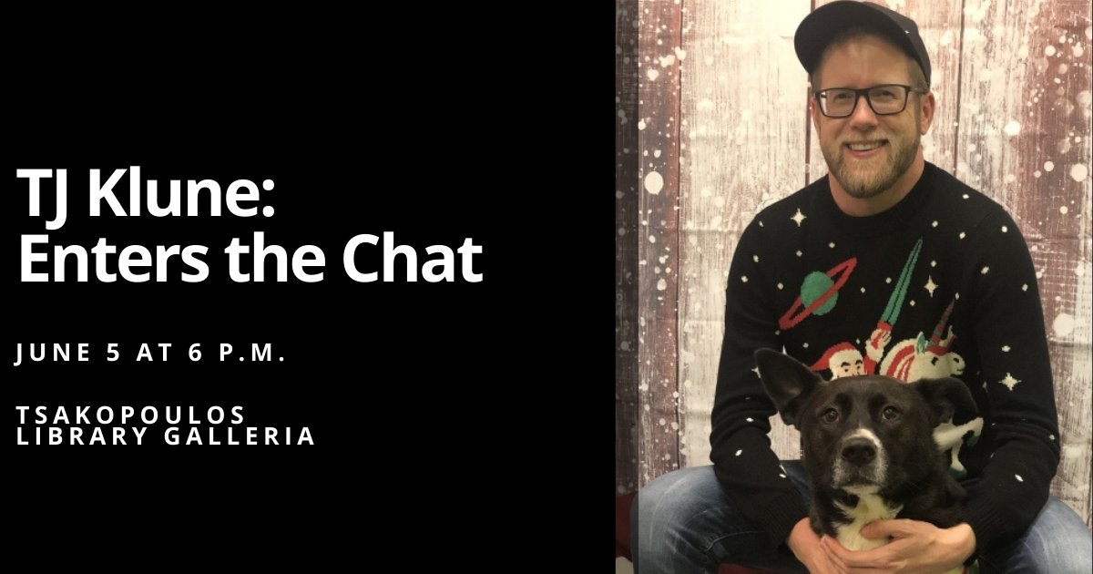 TJ Klune and the Big Gay Fiction Podcast (@BigGayFiction) are joining us on June 5 for an exciting conversation about publishing, queer identity and more. Find all the details at bit.ly/EntersTheChat