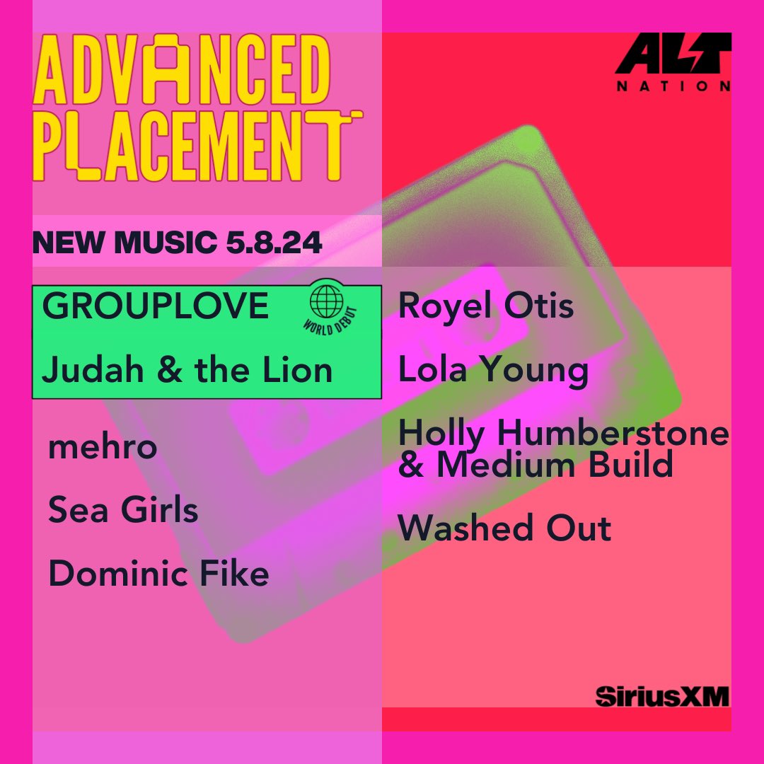 This week’s Advanced Placement with @altregan ! What song should we play again? If you missed the episode, find it now on the SiriusXM app!

sxm.app.link/AdvancedPlacem…