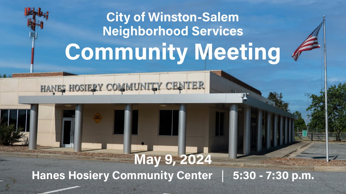 Stay Informed: The city is inviting residents to attend community meetings to learn about housing services, programs to build stronger neighborhoods and the Transforming Urban Residential Neighborhoods (TURN) Program. Meetings are 5:30 p.m. More here: cityofws.org/CivicAlerts.as….