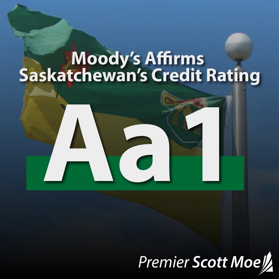 Saskatchewan continues to maintain a high credit rating! While the volatile world economy provides challenges, Saskatchewan continues to maintain one of the lowest net debt-to-GDP ratios in the country. Our government will continue to be fiscally responsible by paying down debt…