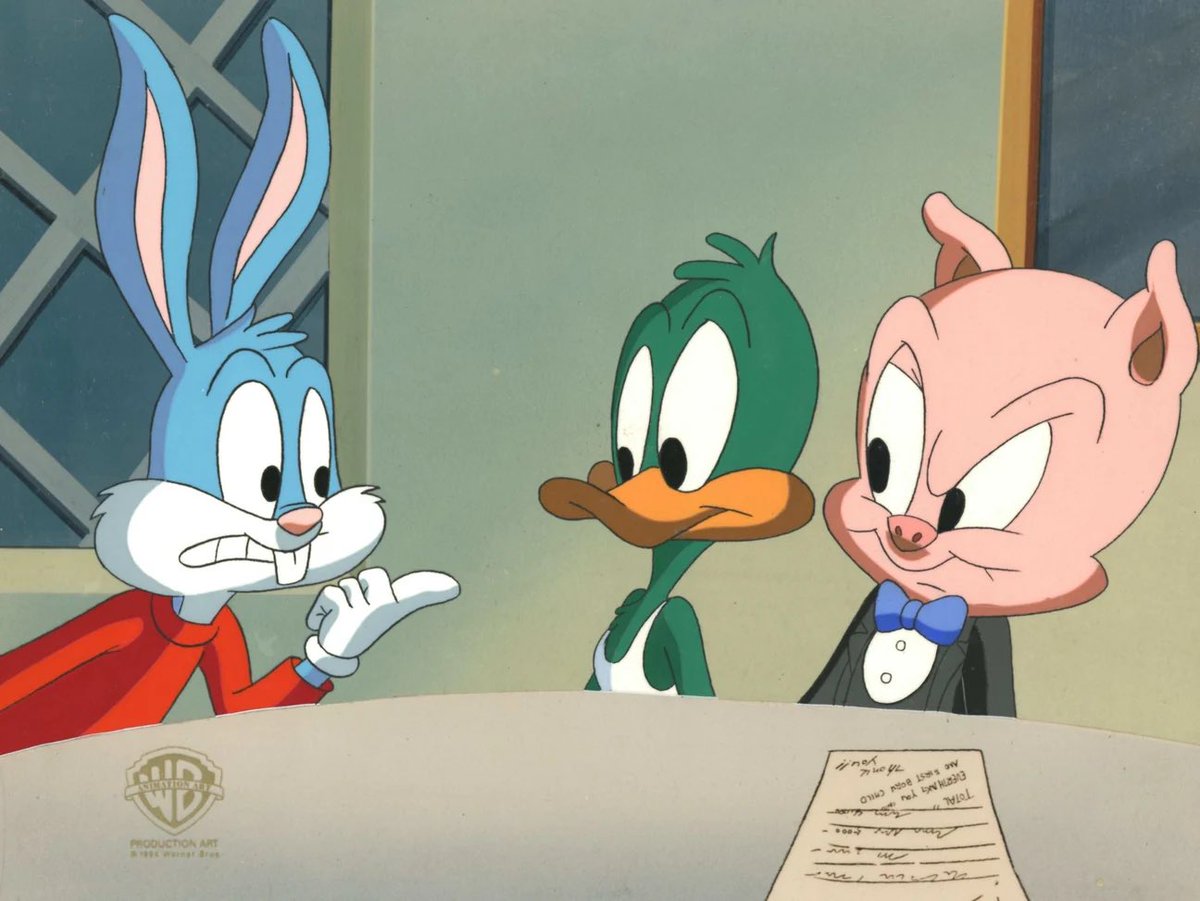 #tinytoons A cel from the episode ”Life In The 90’s” 😁👌
