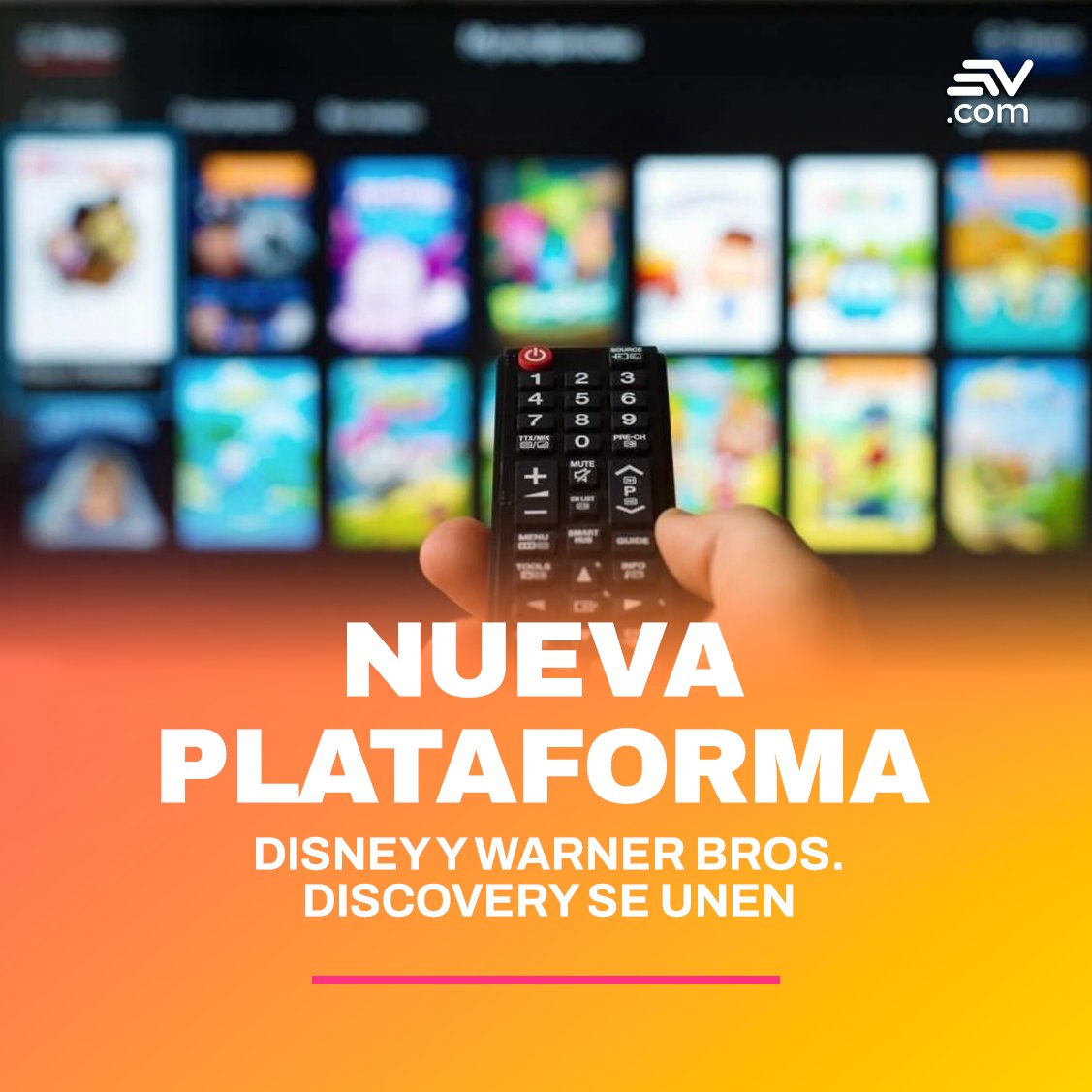 La alianza incluirá plataformas como Disney+, Hulu y Max 🖥, ofreciendo una amplia gama de opciones ➡ bit.ly/3yeI8eJ