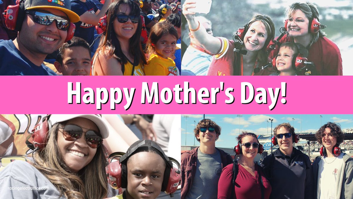 🌷❤️To all the moms out there, thank you and Happy Mother's Day from all of us at Racing Electronics! 💐❣️ #REequipped | #MothersDay