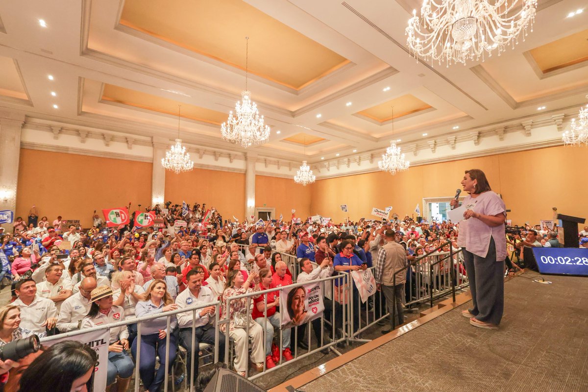 Tenemos que rescatar a Reynosa, a Tamaulipas y a todo el país de las garras de la delincuencia.

No tengan duda: van a tener a la Presidenta más valiente que sí va a aplicar la ley y meter a la cárcel a los criminales.

¡Despierten! Juntos aún estamos a tiempo de construir un