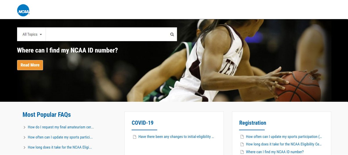 Have questions about your eligibility or the @ncaaec certification process? Visit our FAQ page for answers. 🔗 on.ncaa.com/StudentFAQ