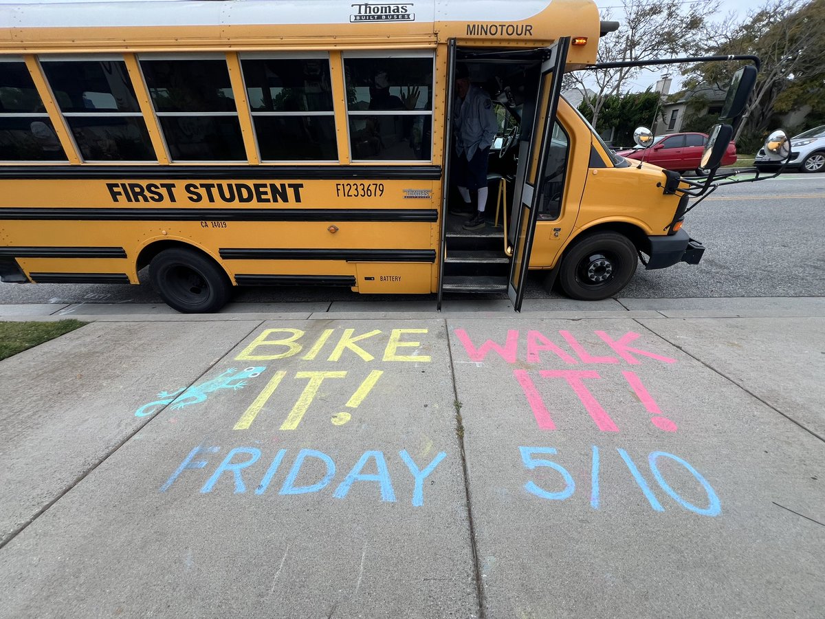 Don’t forget, Day #2 of Bike it! Walk it! is tomorrow! Leave that car at home! @SMMUSD @santamonicacity @BeGreenSMMUSD #saferoutestoschool