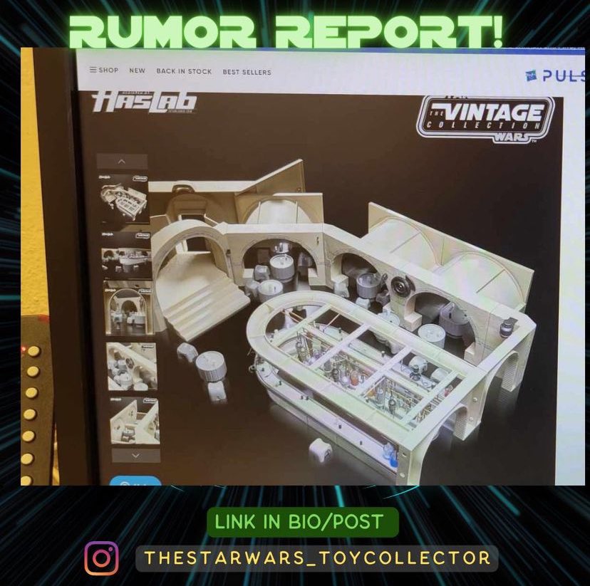 💥ATENCIÓN💥 El perfil de thestarwars_toycollector de Instagram ha filtrado imágenes del próximo #Haslab de #StarWars #TheVintageCollection ¡La Cantina de Mos Eisley! ¡Vamooooos!