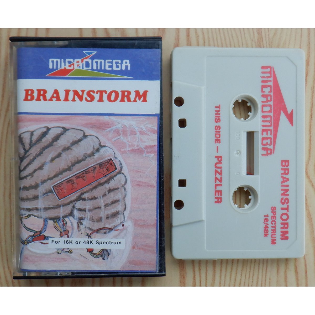Brainstorm - a vintage computer game for the ZX Spectrum on cassette ©1983 Mikro-Gen. 🧠 🛒 ebay.co.uk/itm/1666250548… #Vintage #FollowVintage #Brainstorm #VintageComputerGame #1980s #ZXSpectrum #MikroGen #eBay