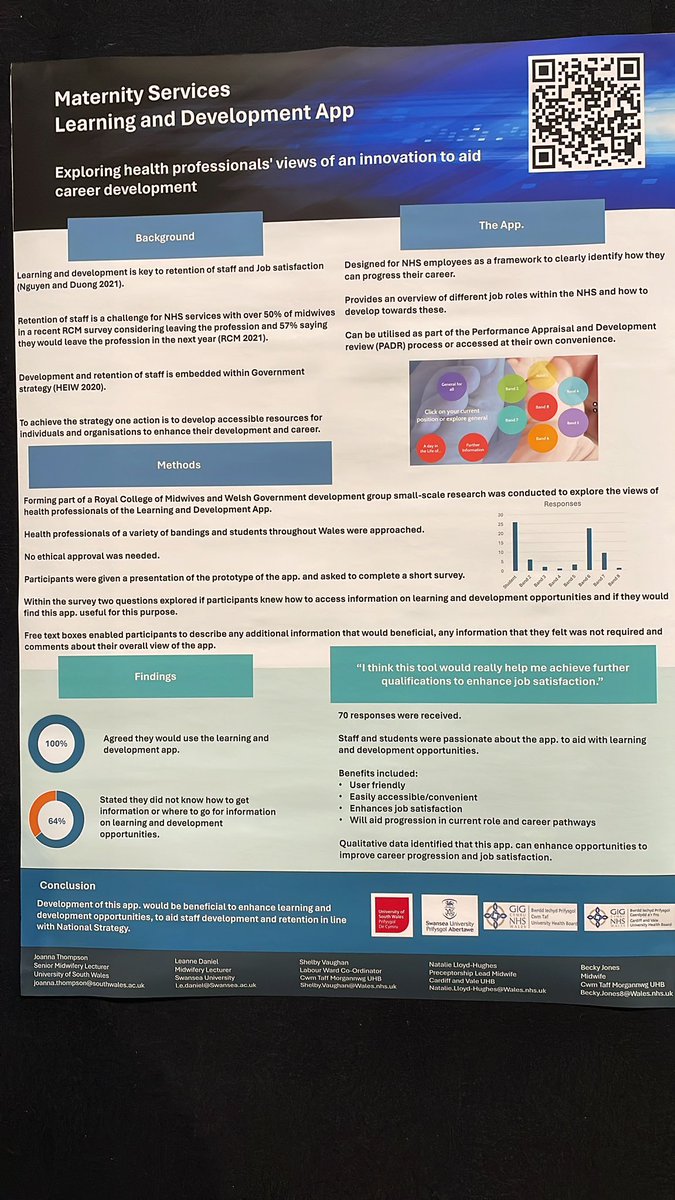 Excellent presentations and posters from the RCM Wales and Welsh Government cohort MLDG 2023-24. #rcmconf24