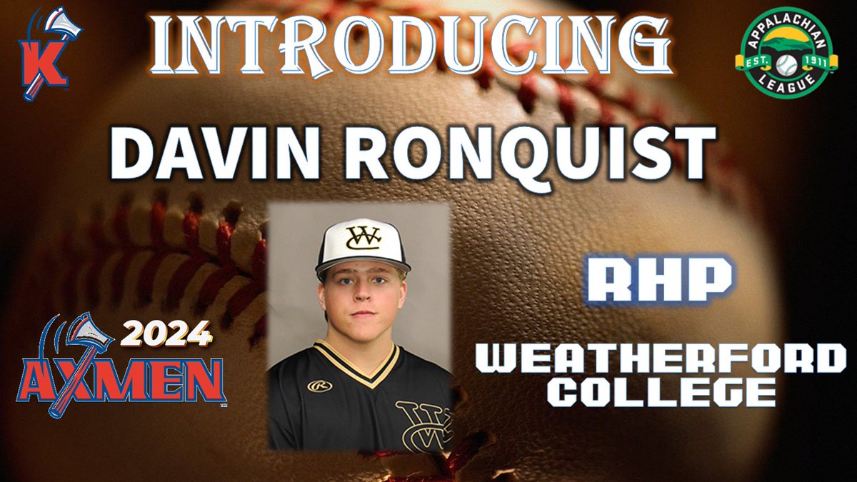 No doubt he will weather any batter he faces this summer as a @KingsportAxmen pitcher - Welcome @DavinRonquist from @WCoyoteBaseball to the 2024 team!

#AxesUp 🪓⚾️