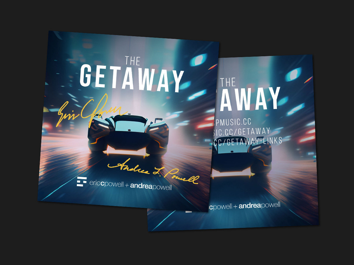 Did you know you can get a signed CD cover of THE GETAWAY or TRUE? All our CDs ship directly from the manufacturer, so this is a great way to make it one-of-a-kind. ericcpowellmusic.bandcamp.com/merch/signed-g…