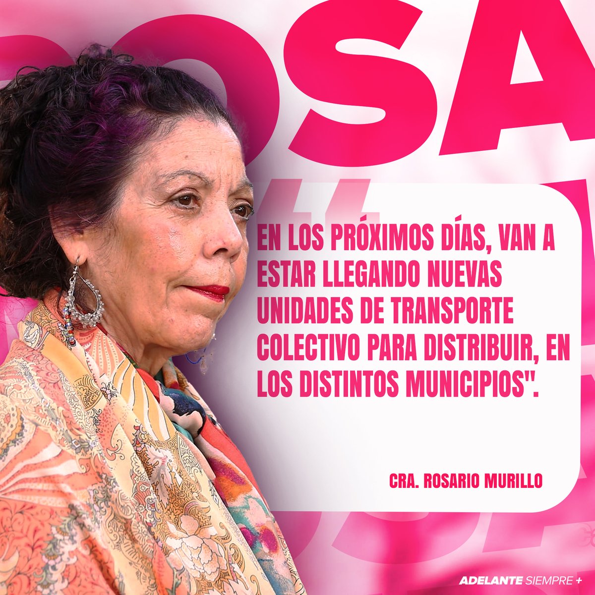 Compañera Vicepresidenta Rosario Murillo hoy 09 de #mayo2024 📷📷
#AdelanteSiempre
#SoberaníayDignidadNacional