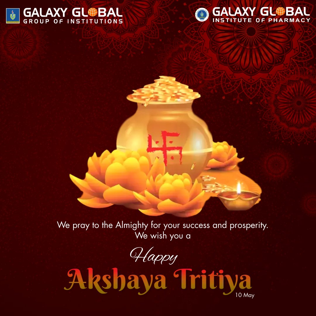 On Akshaya Tritiya, let us sow the seeds of goodness, generosity, and compassion, knowing that their harvest is bound to be bountiful. Happy Akshaya Tritiya. #AkshayaTritiya #gggi #wishes #blessings
