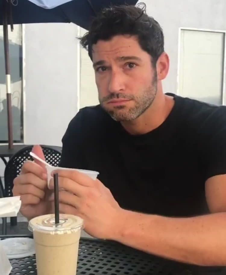 just picked up my daughter from work yummmy delicious ice coffee awaits me maybe it will help give wake me up #TomEllis