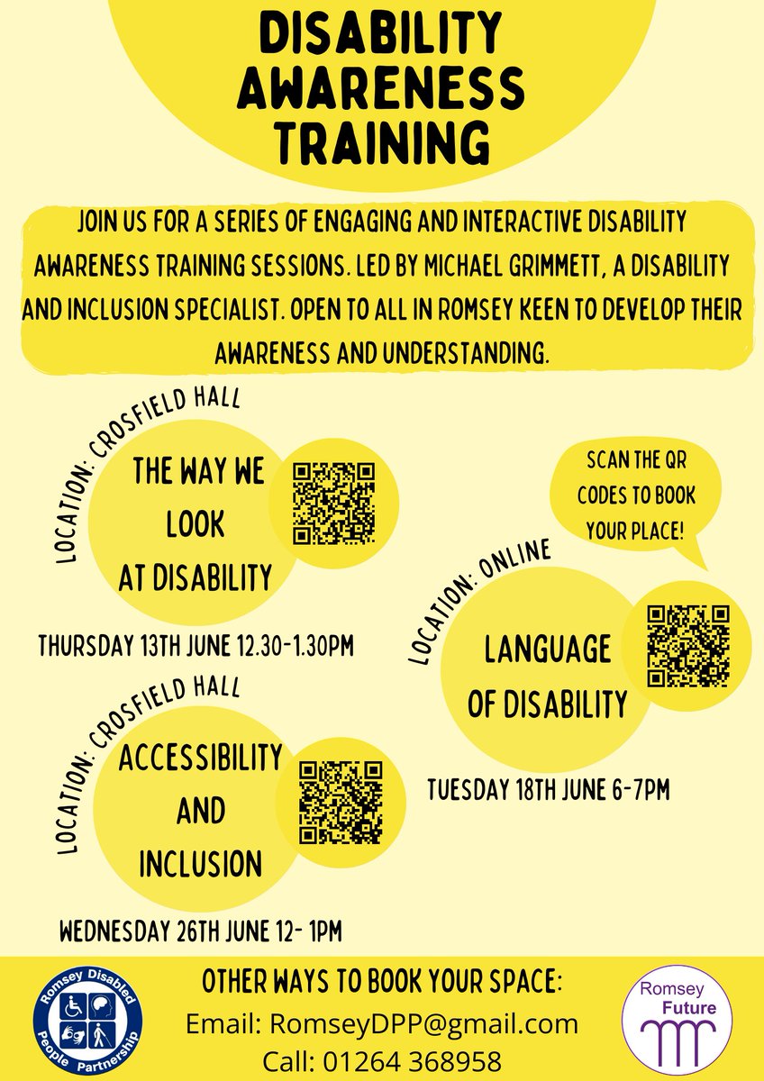 Excited to share that I'll be hosting three complimentary interactive training sessions in Romsey and the Test Valley region.
