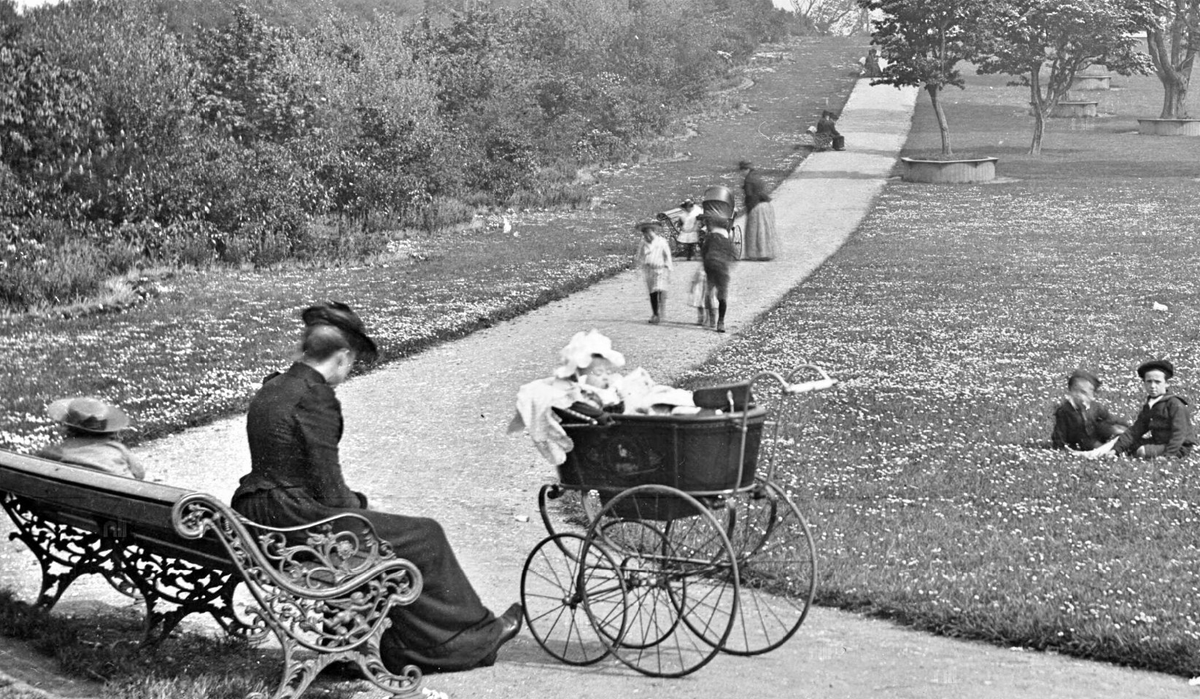 Alexandra Park, North Belfast. At the corner of Castleton Gardens and Alexandra Park Avenue. c1900. (NLI)