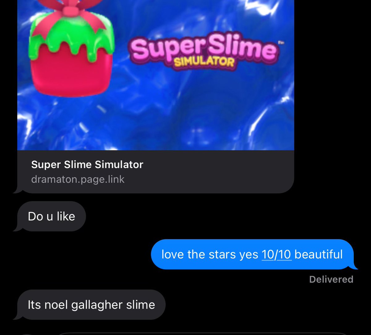 thank you for the noel gallagher slime venini