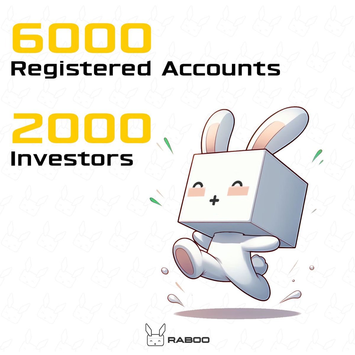 In just 6 weeks, 6000 accounts have registered for RABOO Presale, with over 2000 Token holders 💰🐇 Almost halfway through Stage 3 of Presale, don't snooze. Join now: presale.rabootoken.com/register #Presale #RABT #Crypto