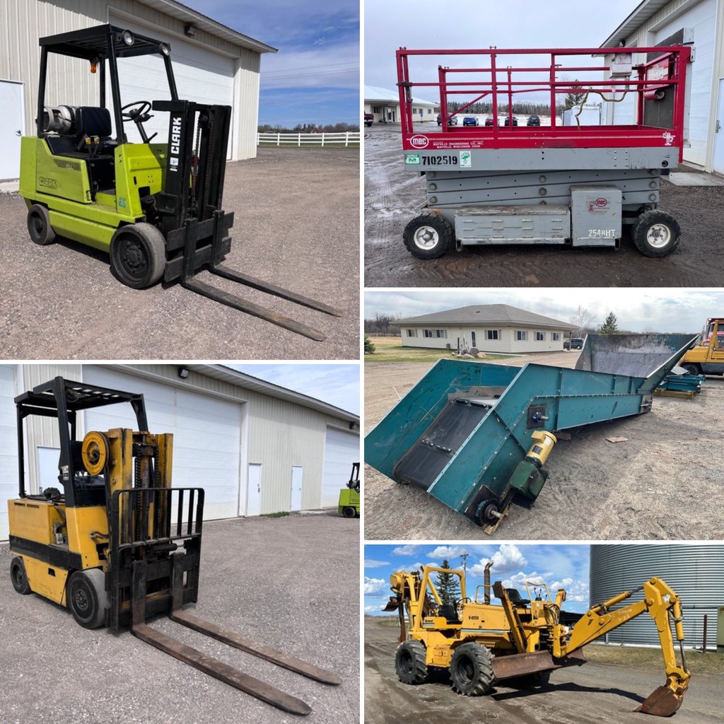 Open for bidding! Forklifts, Scissor Lift, Material Handling & Tools located in Nowthen, MN. Auction ends May 16 @ 7:30pm.
--> bid-2-buy.com/auctions/detai…