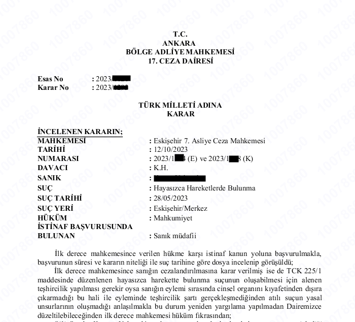 HAYASIZCA HAREKETLER Mİ? 📌Cinsel organını herhangi bir kişiyi hedef almaksızın okşayan bir müvekkilim hakkında bile Ankara BAM mahkumiyeti kaldırarak beraat kararı vermişti. TCK md 225, ön sevişme niteliğindeki öpüşmeleri kapsamıyor ne yazık ki. 📌TCK md 225 soyut tehlike suçu