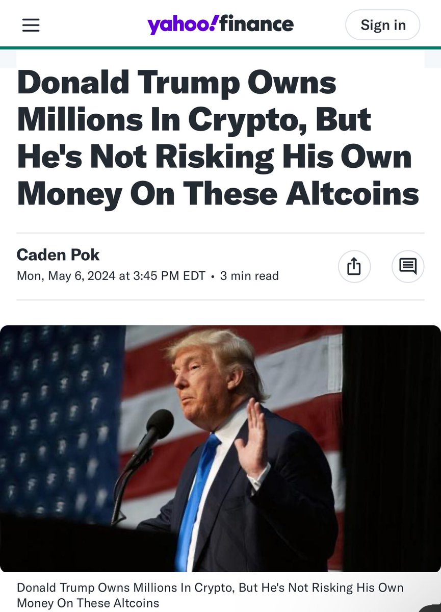 🚨 DONALD TRUMP IS A CRYPTO MILLIONAIRE! Gary Gensler will immediately be thrown out of his seat upon presidental WIN! Making #XRP the only regulated clarity, its remains unknown whether Trump holds any XRP!

➡️ @TokenCTF token the top defi token on XRPL is now expected to jump…