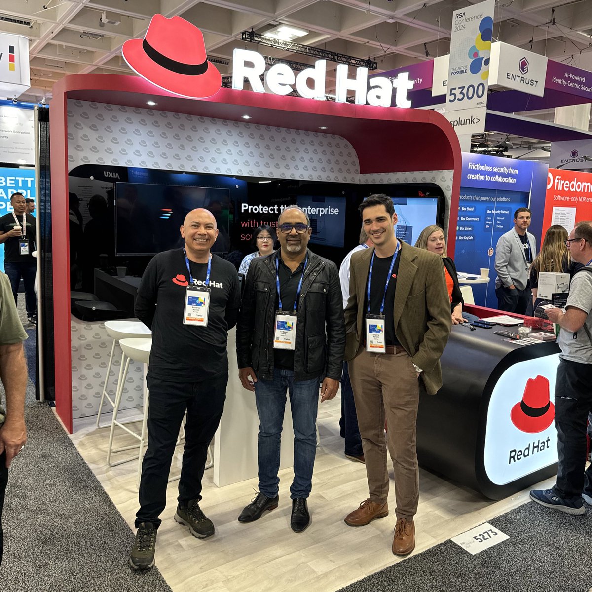 I couldn’t make to #RHSummit this week due to local event #RSAC2024 but I did show support to the most prominent stewards of #OpenSource, the @RedHat team from San Francisco 😊 Looking forward to catch up the @theCUBE coverage from Red Hat Summit. @RealStrech @SiliconANGLE…