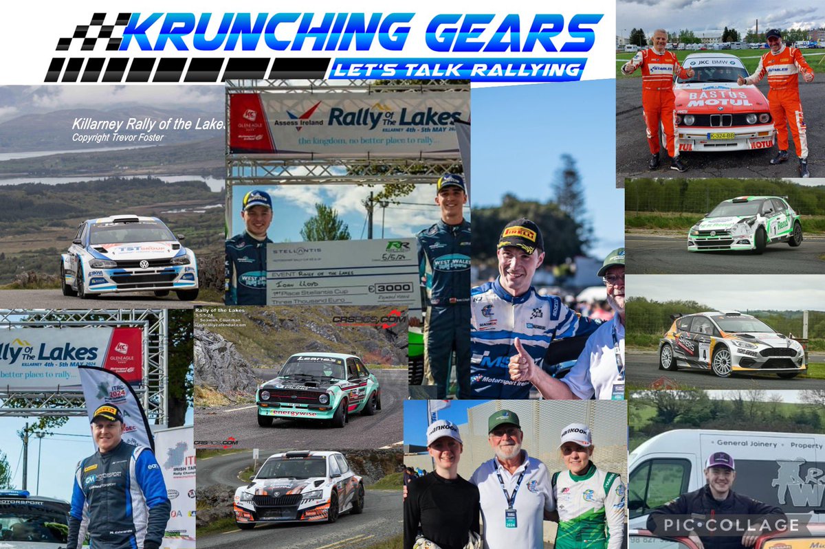 Latest episode of @KrunchingGears out tomorrow when we look back at round 4 of the @IrishTarmacTROA, @RallyoftheLakes. Catch up on the @FIAERC @RIslasCanarias and the @emcni May Day Rally and chat with @Donaghkelly1 & @RoryKennedy52.