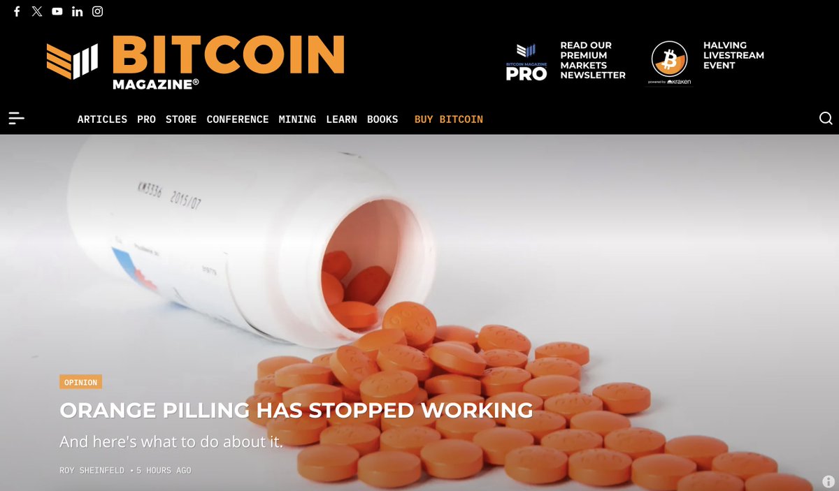 Pumped to republish this superb piece from @therealkingonly at @BitcoinMagazine. 

Check it out and let me know if you have any questions for the author —one of the founders of @Breez_Tech.

cc: @MiyaharaUmi 

bitcoinmagazine.com/culture/orange…