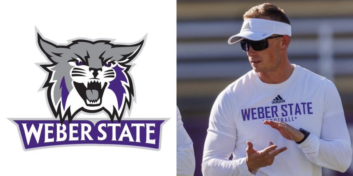 Thank you @CoachZachLarson @weberstatefb stopping at Copper Canyon and visiting about University and football program.