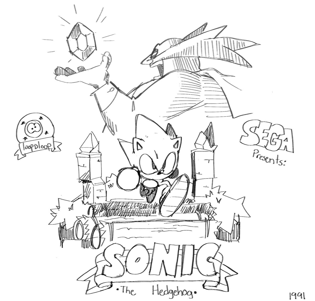 I never posted anything for finishing Sonic 1 for my every game run, so here’s an oldie!