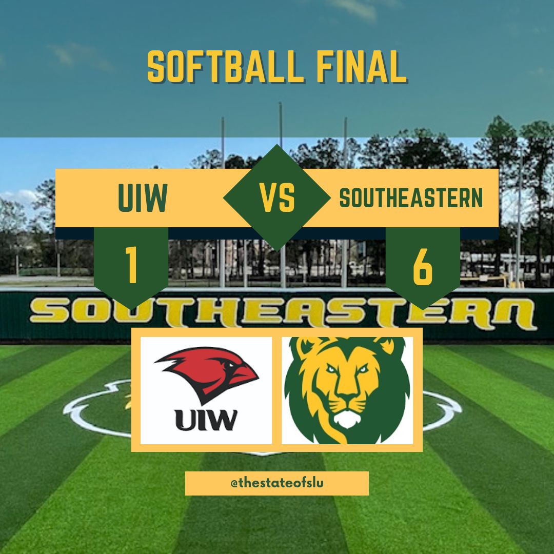 Simply known as UI because we took the W.

Southeastern is one win away from its first NCAA Tournament in program history. The Lions defeat the Cardinals to advance to the Southland Tournament title round for a third straight year. #LionUp
