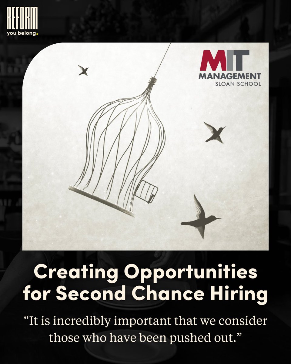 Last month the @MITSloan School of Management hosted business luminaries for the “Writing the Code: Second Chance Hiring” conference. Everyone, from employers to service providers, has a role to play in ensuring second chances. Great work @MIT! mitsloan.mit.edu/events/2024-04…