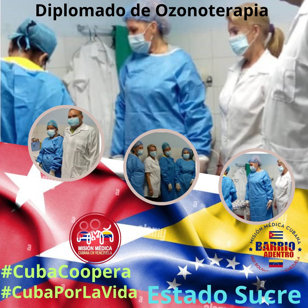 Examen práctico. Diplomado de Ozonoterapia en el CDI Julio Rodríguez del Estado #Sucre.

#CubaPorLaVida ⚡️⚡️
#CubaCoopera
@cubacooperaven ⚡️⚡