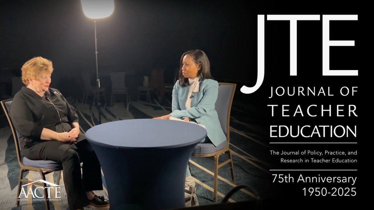 Journal of Teacher Education Co-Editors Cheryl Craig, Ph.D., and Valerie Hill-Jackson, Ed.D., of @TAMU, reflect on 75 years of the journal in a new video — as well as previewing what can be expected in the volume recognizing the 75th Anniversary. tinyurl.com/mr2wzkrv