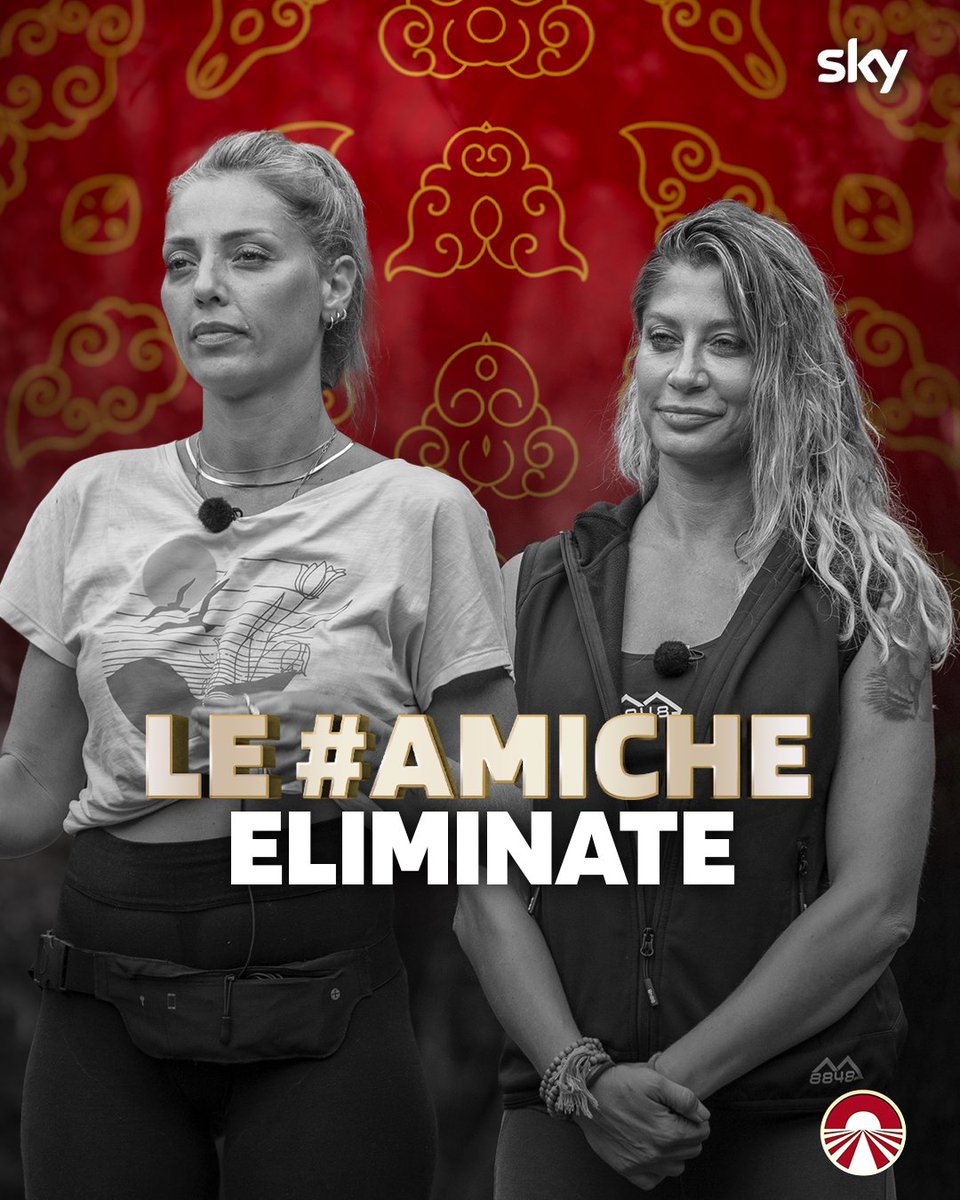 Le #AMICHE arrivano TERZE al primo Tappeto Rosso della FINALE di Pechino Express. Il loro viaggio si conclude qui, ma il ricordo di questa esperienza resterà per sempre con loro.❤️🥹🇱🇰  
#PECHINOEXPRESS 
@SkyItalia @NOWTV_It @lamaddyb @CdGherardesca