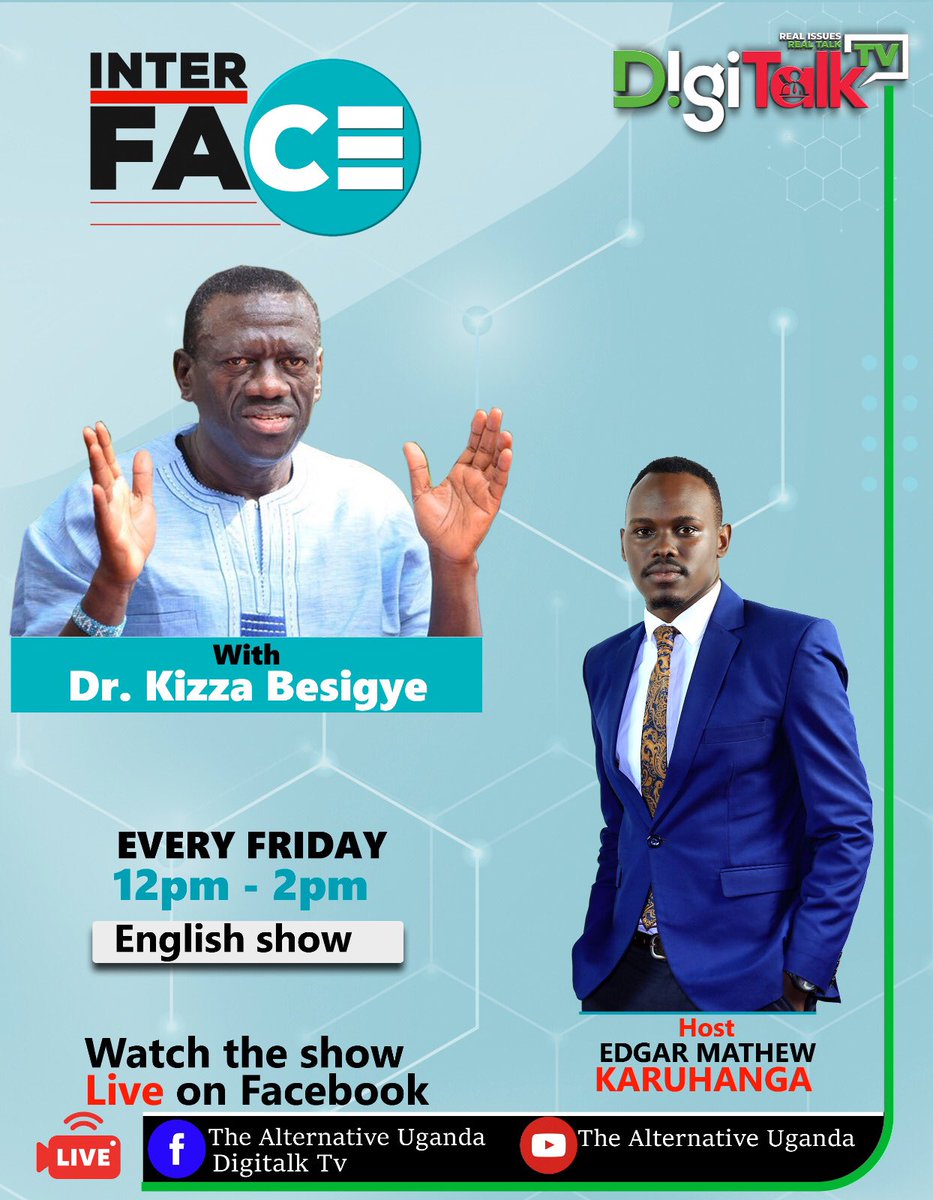 REMINDER: The Friday INTERFACE program on DigiTalk Tv is on tomorrow, 10th May, starting at 12 noon. Please tune in and participate. Have a blessed weekend.