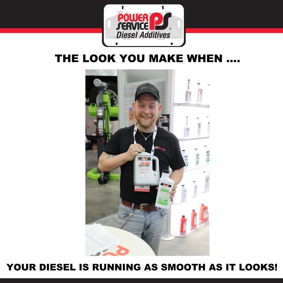 That is a smile when you know you’re armed and ready for summer and any water accumulation in & around your diesel. 

#powerserviceproducts #diesel #additives #trucklife #trucks #trucking #engines #farm #farming #agriculture #tractor #fleetmanagement #construction #boating