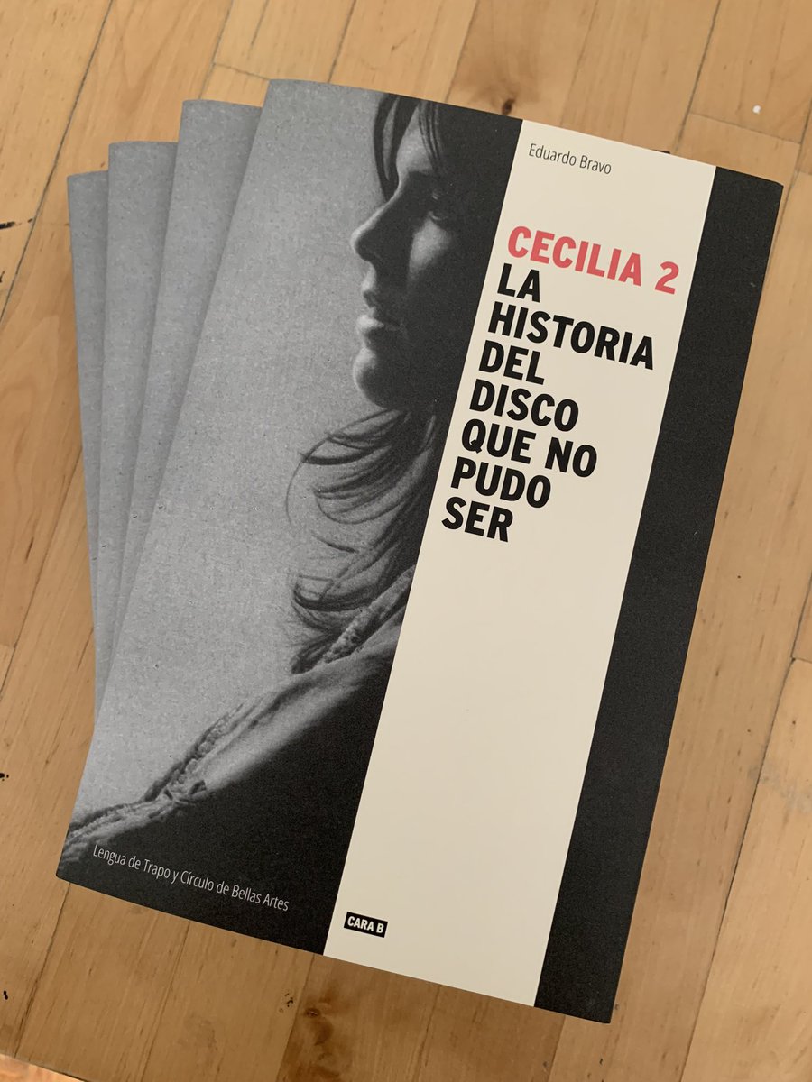 Gracias a todos los que habéis venido hoy a la presentación de «Cecilia 2. La historia del disco que no pudo ser» en el Círculo de Bellas Artes de Madrid. Gracias a @BlancaLacasa por todo el cariño y la magnifica charla y a @LenguadeTrapo y @cbamadrid por publicar el libro. ❤️