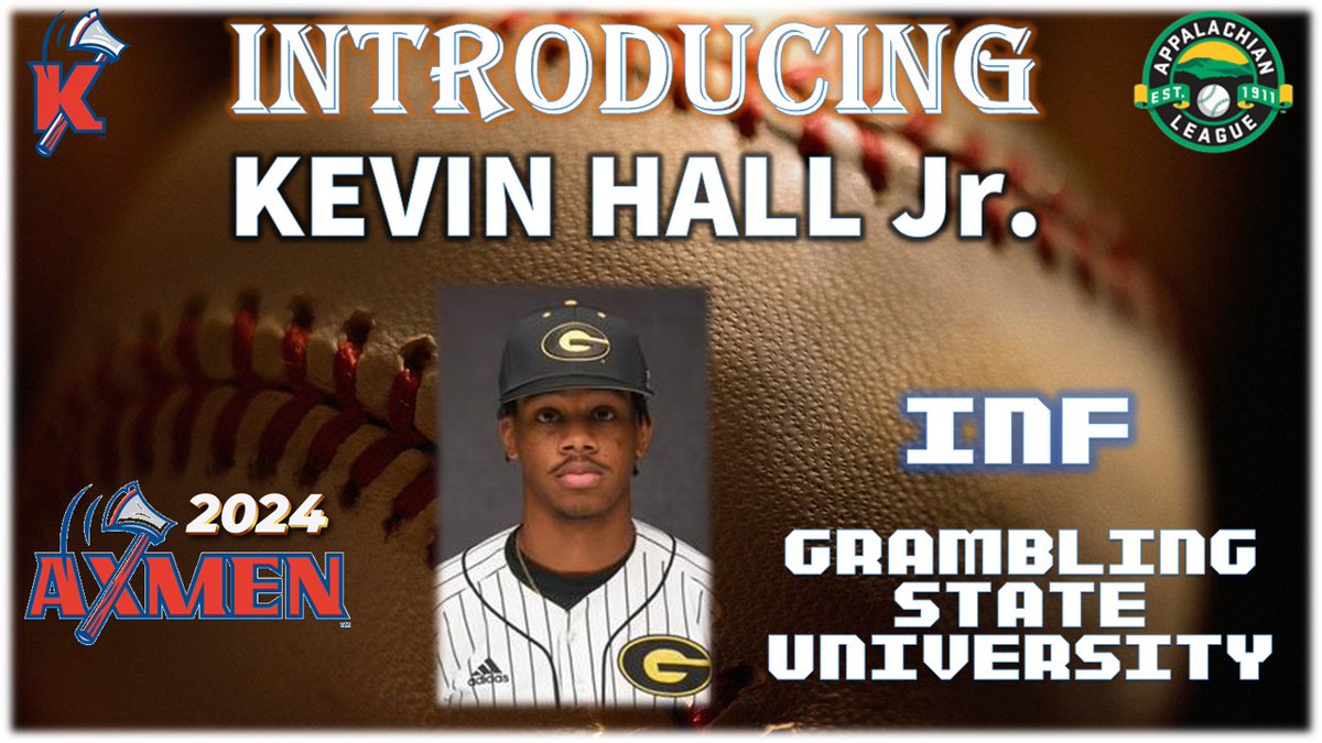 Heading in from @GramSt_Bsb, @KevinACEHall will be joining our @KingsportAxmen infield this season!

Glad to have you Kevin!

#AxesUp 🪓⚾️